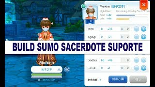 RAGNAROK MOBILE BUILD SUMO SACERDOTE EQUIPAMENTOSATRIBUTOSHABILIDADES [upl. by Restivo259]