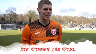 STIMMEN ZUM SPIEL  SV Babelsberg 03 vs Greifswalder FC  Regionalliga Nordost  Saison 2324 [upl. by Annahgiel]