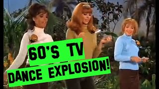 A 60s Television TV Party Dance Explosion  All your favorite Actors dancing [upl. by Ankney]