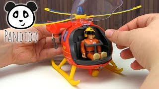 Fireman Sam 🔥 Helicopter WALLABY 🚁 Lets unbox and play  Pandido Toys [upl. by Firman]