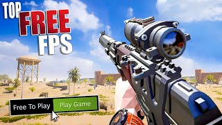 Top 10 FREE FPS Games 2024 NEW [upl. by Airetnohs876]