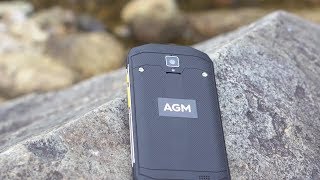 AGM A8 Design and Specs DisplayAndroid 70 out of box [upl. by Alleunam]