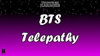 BTS  Telepathy  Karaoke [upl. by Capwell650]