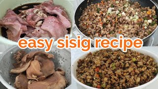 12 DISHES OF CHRISTMAS04 EASY PORK SISIG RECIPE MASKARA NG BABOY [upl. by Esyla]