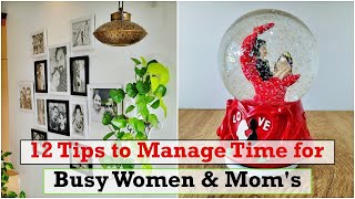 12 tips to managing time for working women amp Moms ⏰✅ [upl. by Donica]