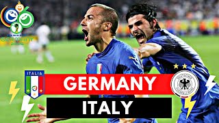 Germany vs Italy 02 All Goals amp highlights  world cup 2006 SemiFinal [upl. by Chaworth]