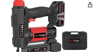 WerkTough 20V 2 in 1 Cordless Brad Nailer 18G [upl. by Mert]