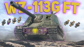 WZ113G FT MOVIE wotblitz tanks wot танки tanksblitz [upl. by Orola370]