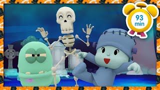 👻 POCOYO in ENGLISH  HALLOWEEN MONSTERS EVERYWHERE 93 min Full Episodes VIDEOS amp CARTOONS [upl. by Revlys]