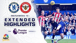 Chelsea v Brentford  PREMIER LEAGUE HIGHLIGHTS  10282023  NBC Sports [upl. by Nivej]