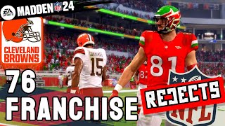 HARDEST MADDEN 24 FRANCHISE  NFL REJECTS TYLER HIGBEE amp ALLEN LAZARD DESTROY BROWNS  Ep76 [upl. by Schroer]