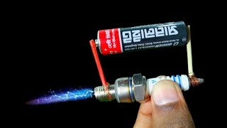 How To make a Simple Welding Machine from SPARK PLUG at home Great intelligence [upl. by Wilkens957]