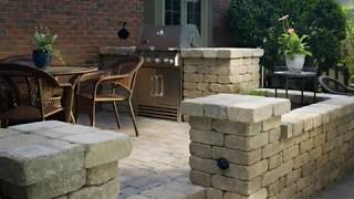 Landscaping designs with patio pavers  Patio hardscaping ideas [upl. by Naryk]