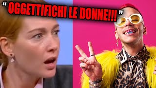 FEMMINISTA IN TV quotSE ASCOLTI TRAP SEI FEMMINICIDAquot [upl. by Hemetaf]