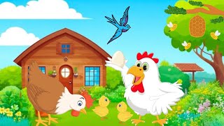 Happy Hens  Toddlers Fun Learning Nursery Rhyme  for kids [upl. by Isoais]