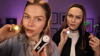 ASMR Doctors Taking Care of You Face Exam Scalp Check Skin Exam [upl. by Teage]