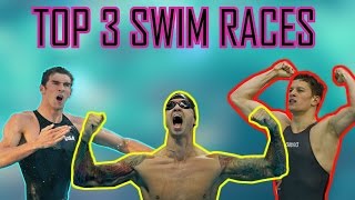 Top 3 Swim Races [upl. by Ahsinyar]