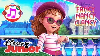 Fancy Nancy Clancy  Sing Along  Theme Song 🎶  Disney Kids [upl. by Jacynth]