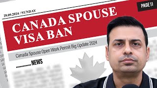 Spouse Visa Big Update  Canada Visa Updates 2024  Rajveer Chahal [upl. by Ralston578]