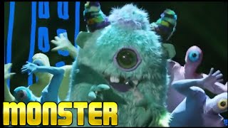 Masked Singer Monster all Performances amp Reveal  Season 1 [upl. by Peppard]