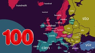 Comparison of European Languages NUMBERS  Part 2 [upl. by Dalpe]