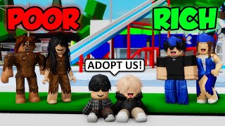 POOR Oders vs RICH Oders in Roblox Brookhaven [upl. by Assirahs]