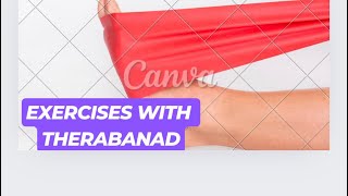 Strengthening Exercises with Theraband exercises youtubeshortsphysical therapist [upl. by Eiramenna]