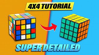 Easiest Tutorial How to Solve the 4x4 Rubiks Cube The Rubiks Revenge [upl. by Danyelle]