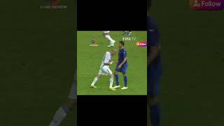 Zidanes historic headbutt against Materazzi at WC2006 zidane france italia football highlights [upl. by Kcira]