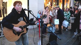 quotFairytale Of New Yorkquot on Grafton Street with Fionn Whelan And Wonderful Crowd The Pogues [upl. by Pratt368]