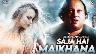 Saja Hai Maikhana  Nusrat Fateh Ali Khan  Superhit Qawwali  official HD video  OSA Worldwide [upl. by Emil]