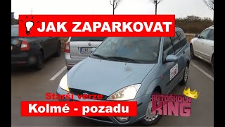 JAK ZAPARKOVAT PARKOVÁNÍ POZADU  How to park Reverse perpendicular parking Parking lessons [upl. by Hanforrd433]