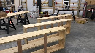 DIY How To Make Cabinets For Your Shop Part 1 [upl. by Hammock]