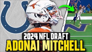 Adonai Mitchell 🔵 This Is Why the Colts Drafted Him [upl. by Intruok]