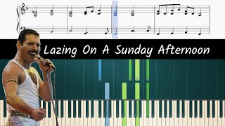 How to play piano part of Lazing On A Sunday Afternoon by Queen [upl. by Becka903]