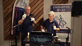 Handbell Christmas Medley played 4 in hand by Enchanted Bells duo Perth Western Australia [upl. by Cecil]