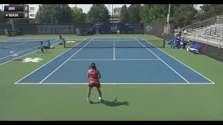 Kimberly Birrell 3  Yafan Wang 8  W60 Lexington KY 2023 Quarterfinals [upl. by Ayot969]