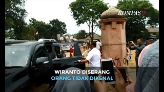 BREAKING NEWS Detikdetik Menko Polhukam Wiranto Diserang di Pandeglang [upl. by Odey]