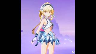 Lumine borrow mualani outfit genshinimpact [upl. by Cerveny397]