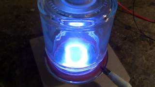 Demonstration of magnetron plasma [upl. by Ardnuahc]