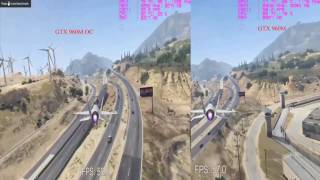 GTA 5 Benchmarks  GTX 960M vs GTX 960M OC  FPS Comparison [upl. by Juetta775]