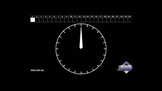 Clock 24p judder test 1080p [upl. by Mac]