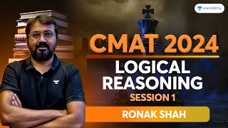 CMAT 2024  Logical Reasoning  Session 01  Ronak Shah cmat2024 ronakshah [upl. by Nylave490]