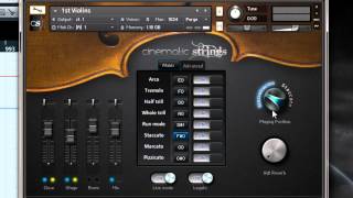 Cinematic Strings 2  Tech walkthrough 1 [upl. by Egiaf198]
