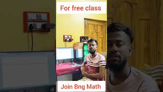 Diploma free class  Bng Math [upl. by Haimerej869]