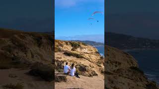 Epic Views Watching Paragliders Soar Over San Diegos Stunning Coastline [upl. by Ainaj]