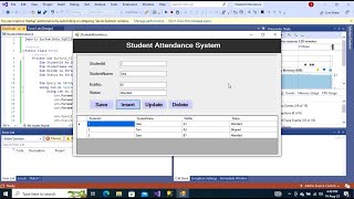 Student Attendance System Using VBNet [upl. by Uhn887]