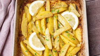 Greek Lemon Potatoes [upl. by Drus666]