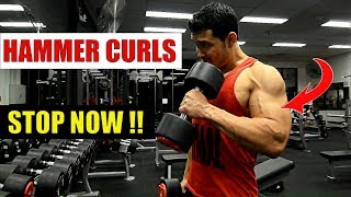 GET BIG BICEPS 5 गलतिया HAMMER CURLS के दौरान [upl. by Kuhlman693]