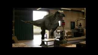 T Rex animation composition Tyrannosaurus CGI dinosaur 3d Studio Max After Effects visual fx [upl. by Urana125]